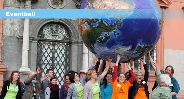 Eventball Welt PR-Aktion
