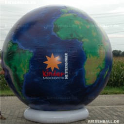 Event Welt topografisch mit Logo 150 Textil
