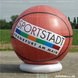Deko Basketball mit Logo 250 Vinyl